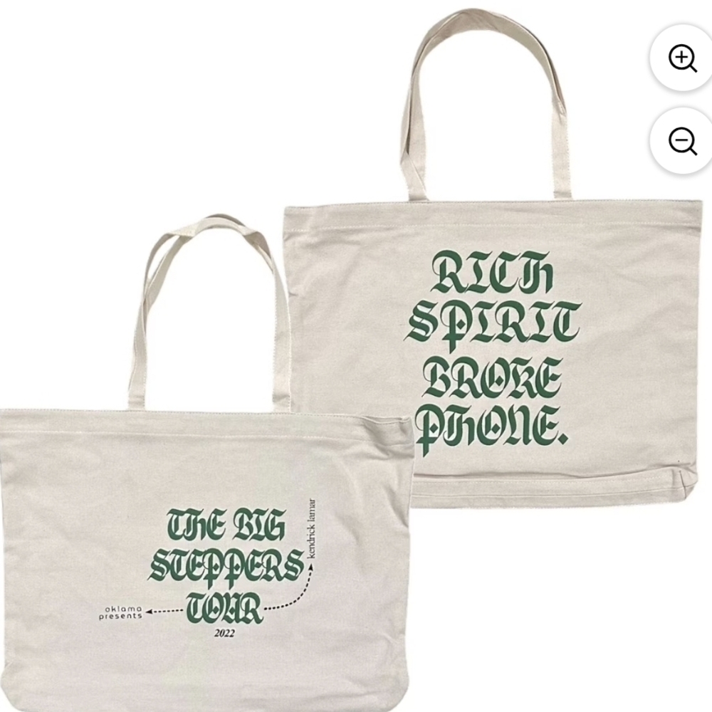 Kendrick Lamar Large Tote Bag From The Big Steppers 2022 Tour + 10 Band T-Shirts